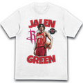 T-Shirt Jalen Green Portrait Houston Rockets Basketball b18