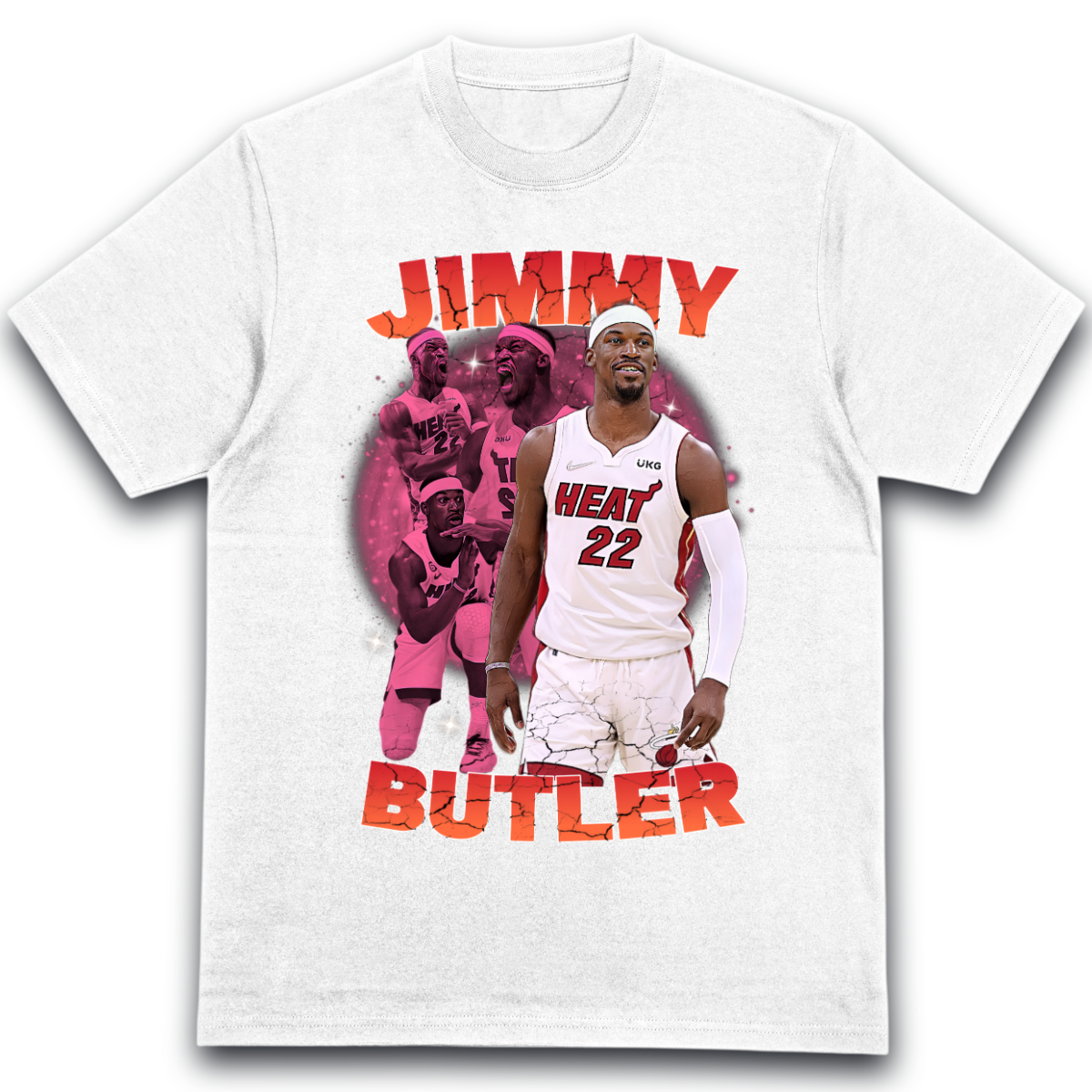 T-Shirt  T-Shirt Jimmy Butler Portrait Miami Heat Basketball b24