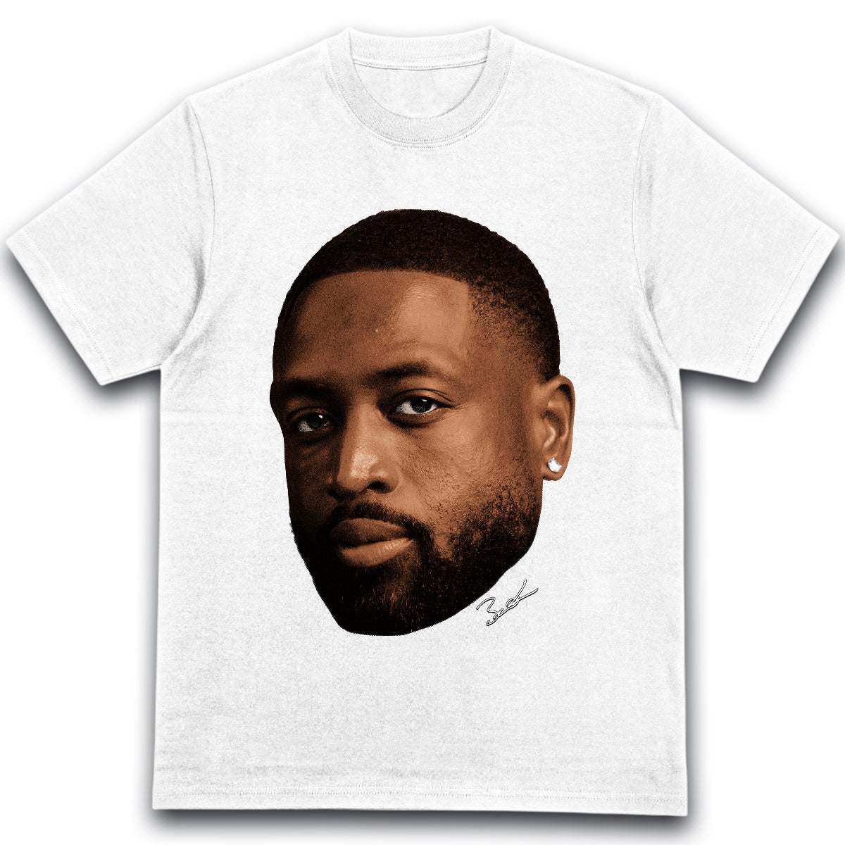 T-Shirt Dwyane Wade D-Wade Portrait NBA Streetwear