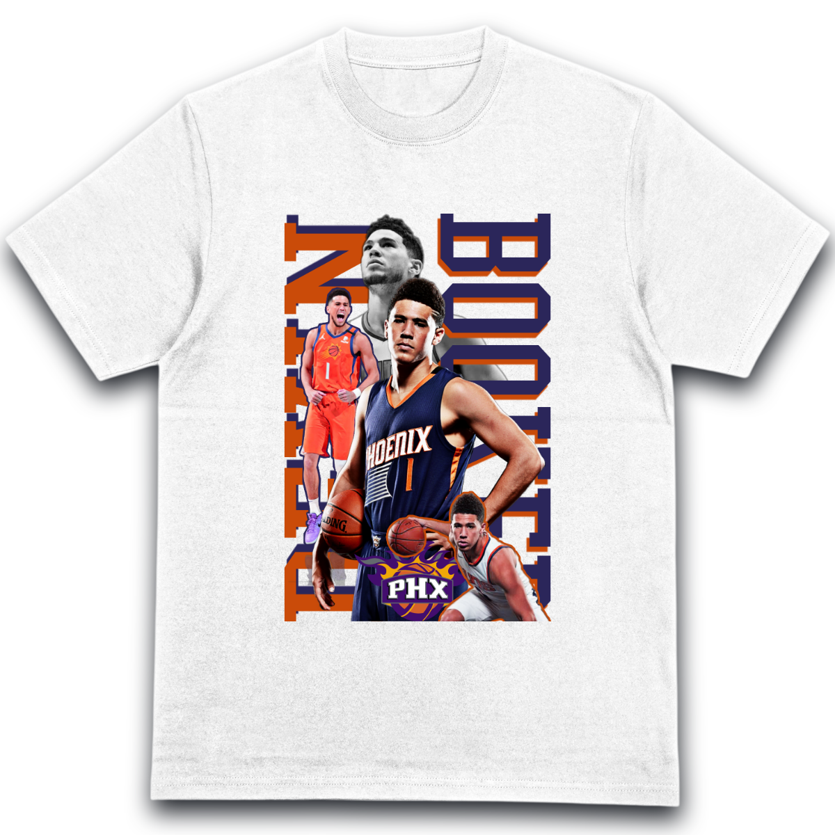 T-Shirt Devin Booker Phoenix Suns Basketball NBA Graphic c1