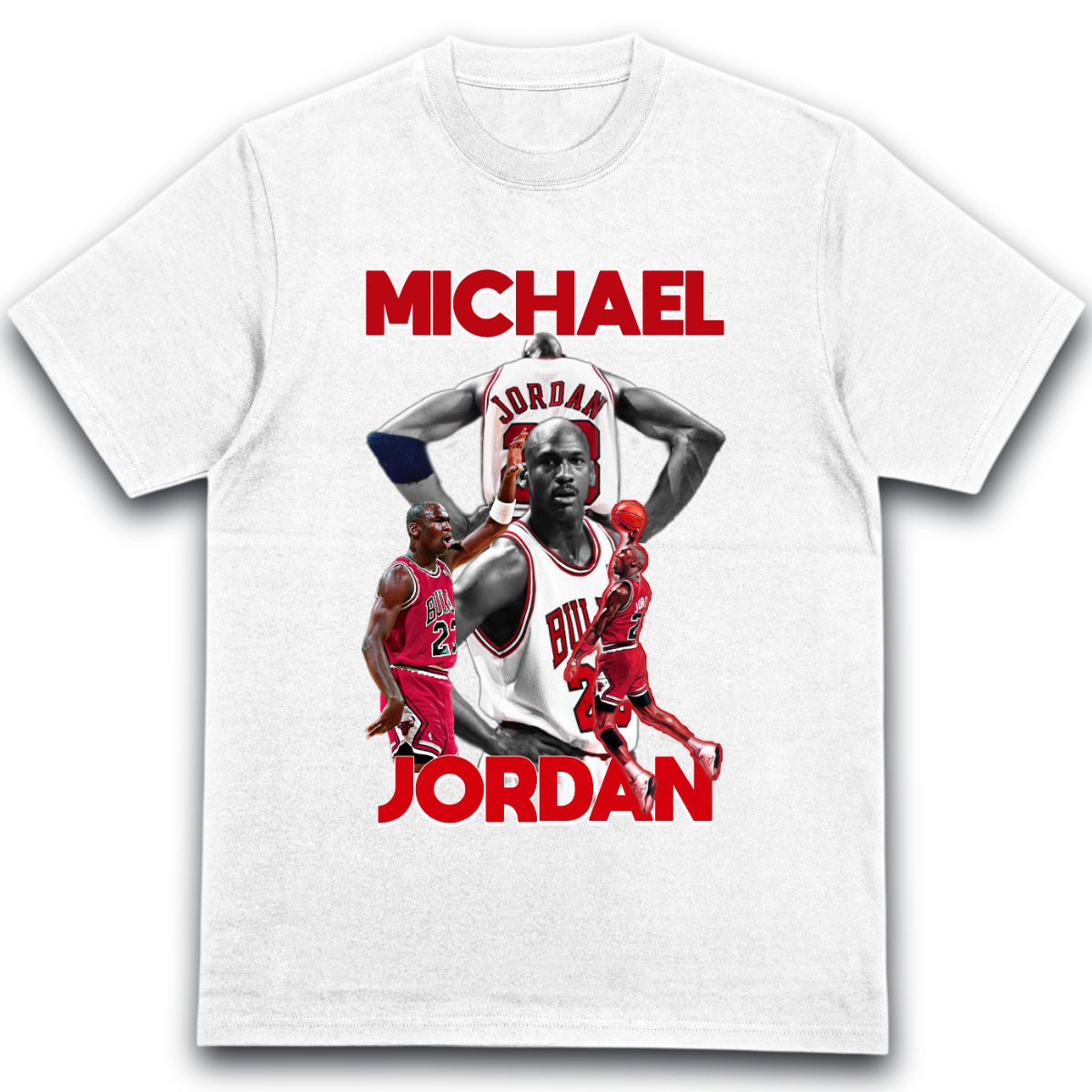 T-Shirt Michael Jordan Chicago Bulls Basketball Legend Graphic c12