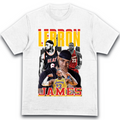 T-Shirt LeBron James Portrait NBA Basketball c18
