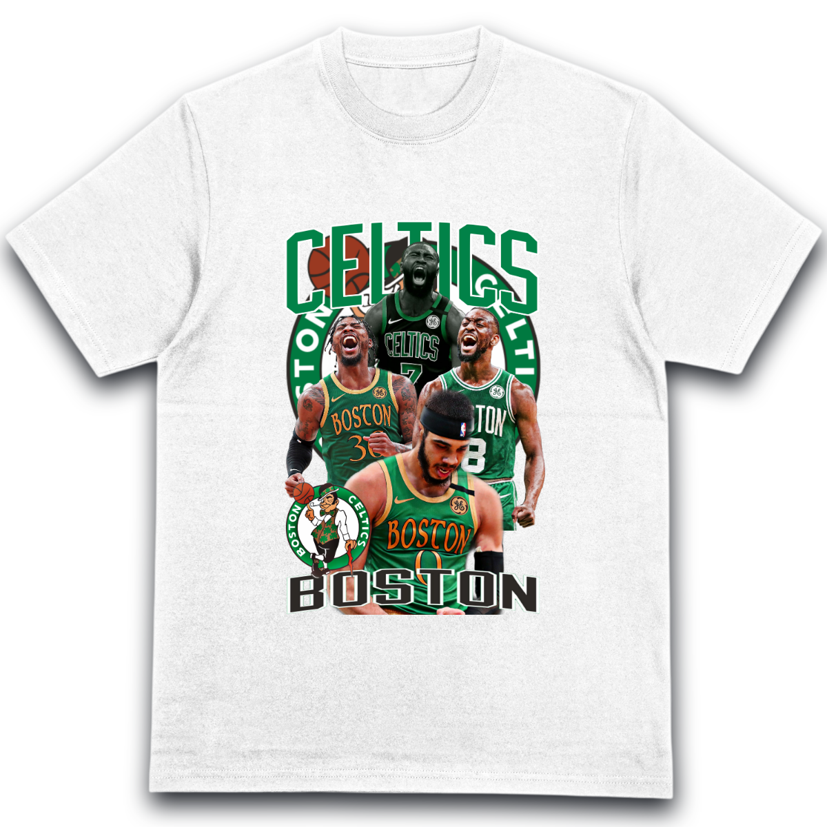 T-Shirt Boston Celtics Jayson Tatum Basketball NBA Graphic c6
