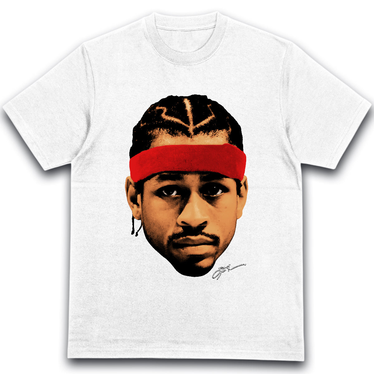 T-shirt Allen Iverson portrait basketball
