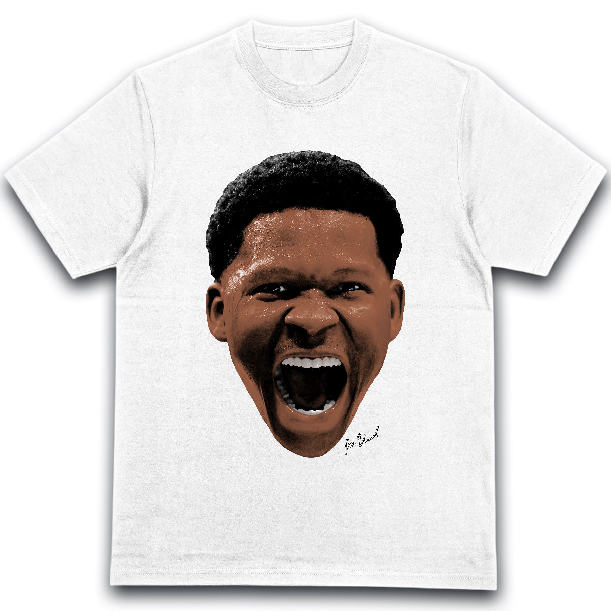 T-shirt Anthony Edwards portrait basketball