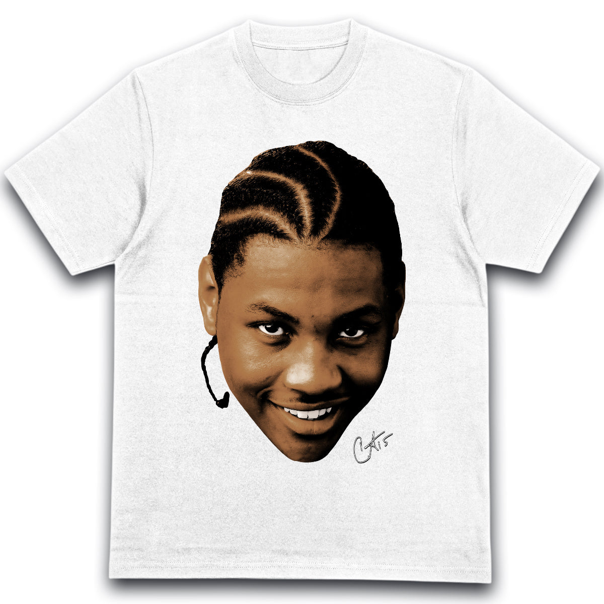 T-shirt Carmelo Anthony portrait basketball