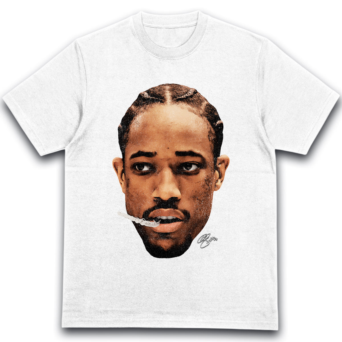 T-shirt DeMar DeRozan portrait basketball