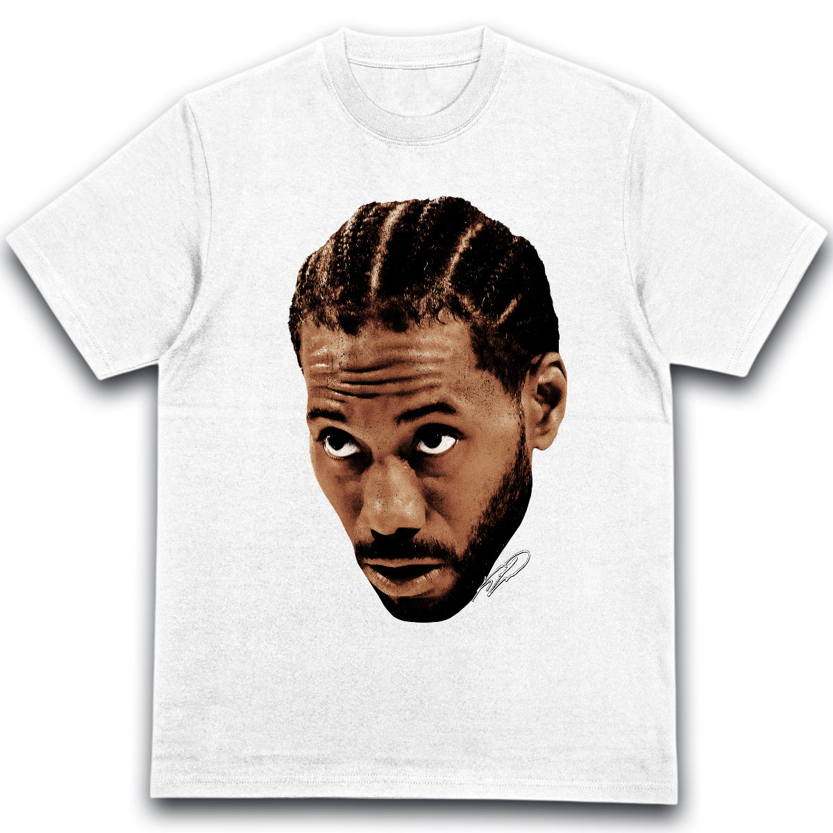 T-shirt Kawhi Leonard portrait basketball
