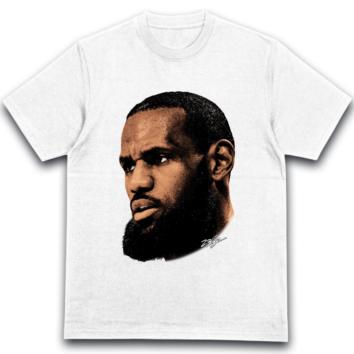 T-shirt LeBron James portrait basketball

