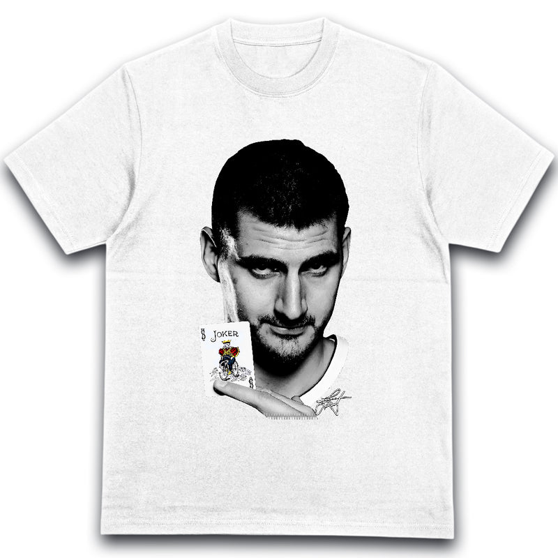 T-shirt Nikola Jokic portrait basketball
